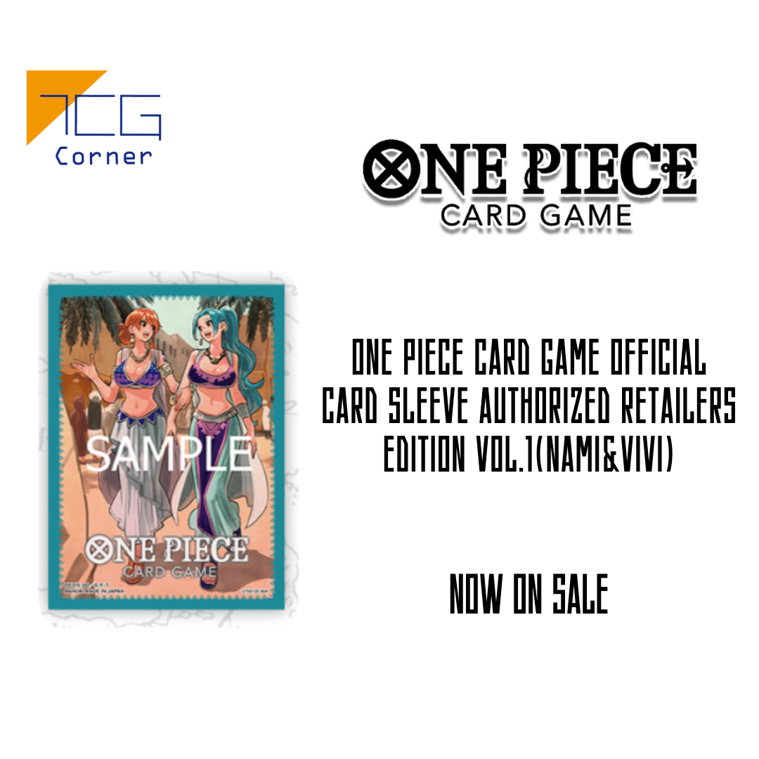 One Piece Card Game Official Card Sleeve AUTHORIZED RETAILERS EDITION VOL.1(Nami&Vivi)