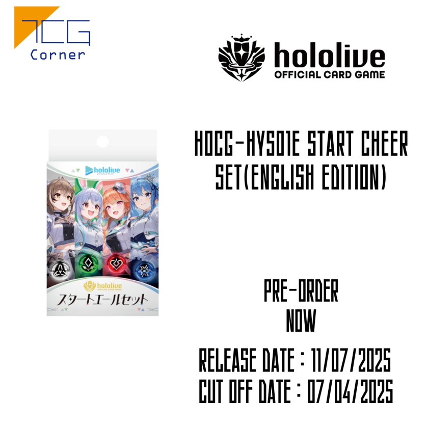 Hololive Official Card Game hYS01e Start Cheer Set (English Edition) Pre-order