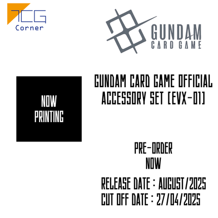 Gundam Card Game Official accessory set [EVX-01] Pre-Order