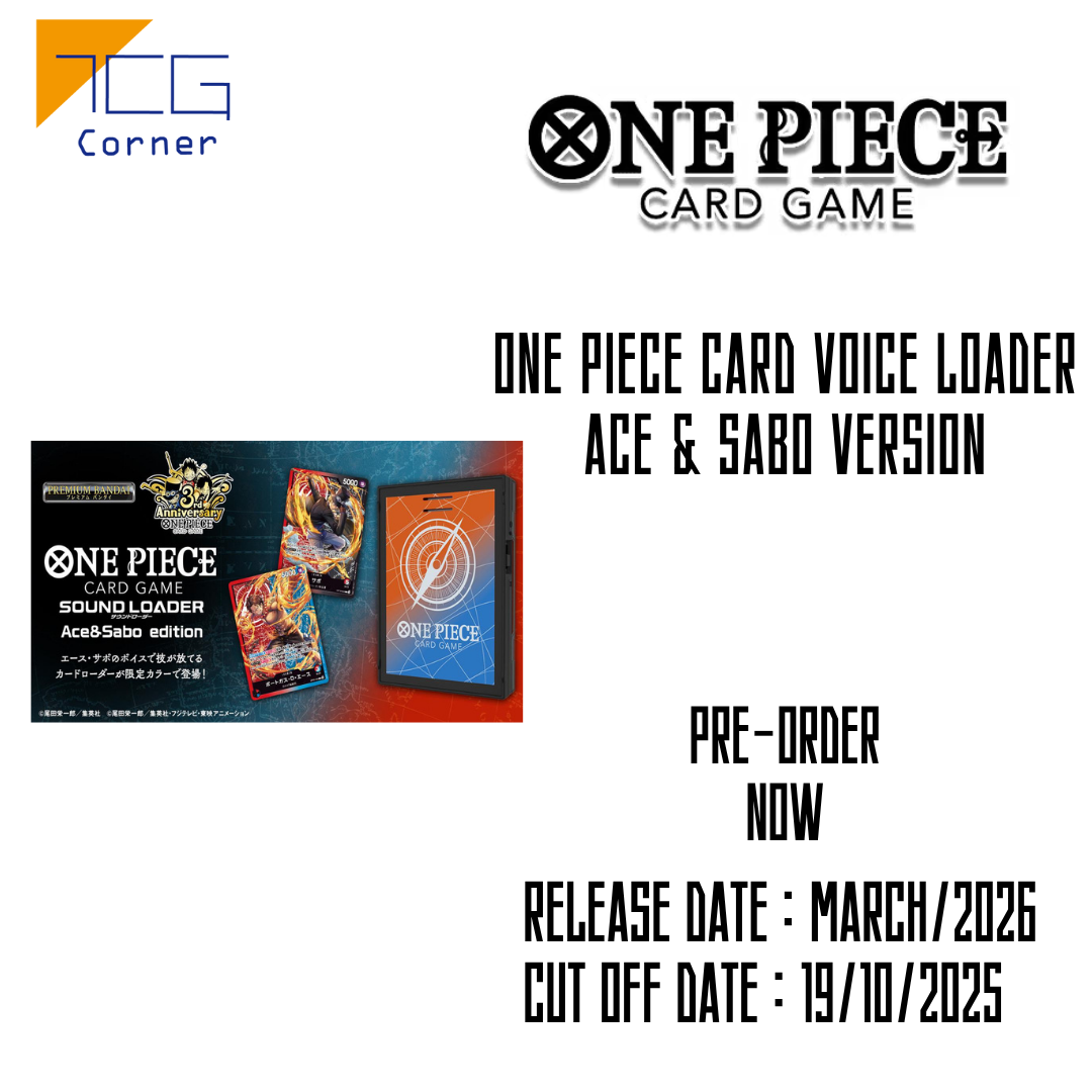 One Piece Card soundloader Ace & Sabo Version Pre-Order