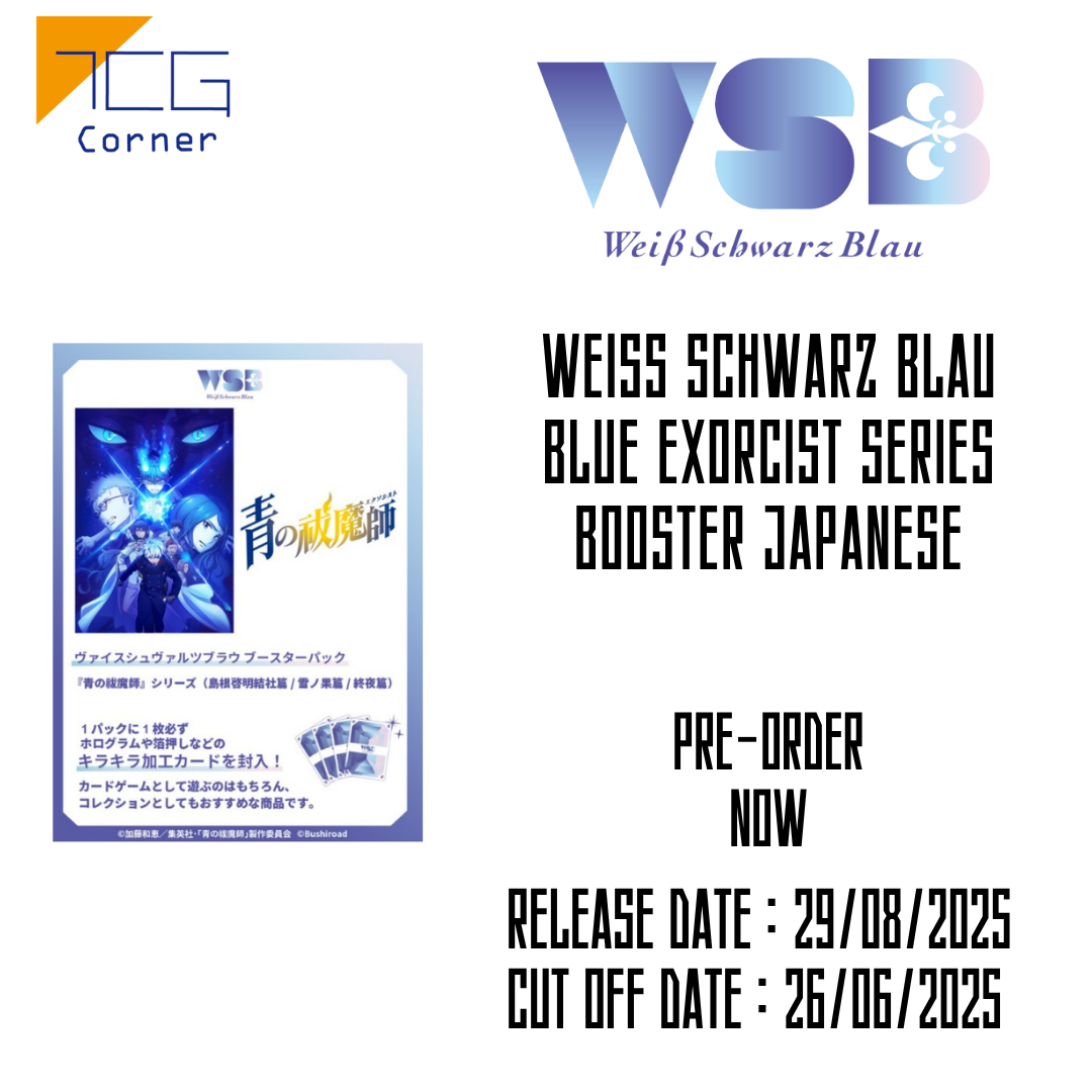 Weiss Schwarz Blau Blue Exorcist series Booster Japanese Pre-Order