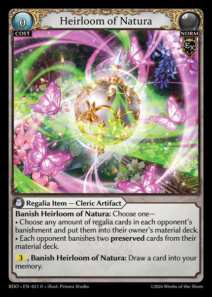 RDO-021 Heirloom of Natura (Rare)
