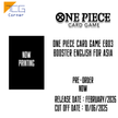 One Piece Card Game EB03 Booster English For Asia Pre-Order