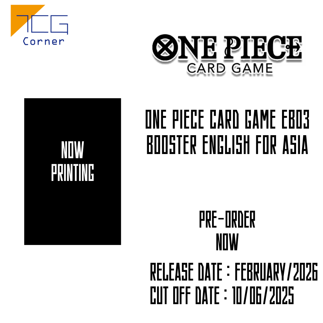 One Piece Card Game EB03 Booster English For Asia Pre-Order
