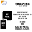 One Piece Card Game  The Adventure of the Island of God  OP15 Booster English For Asia Pre-Order