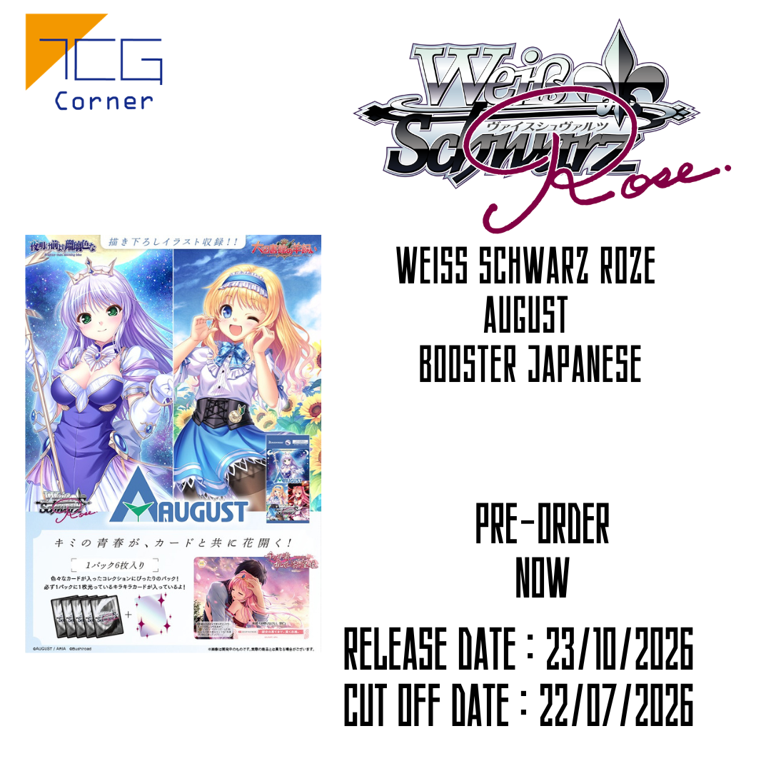 Weiß Schwarz Roze AUGUST Booster Japanese Pre-Order