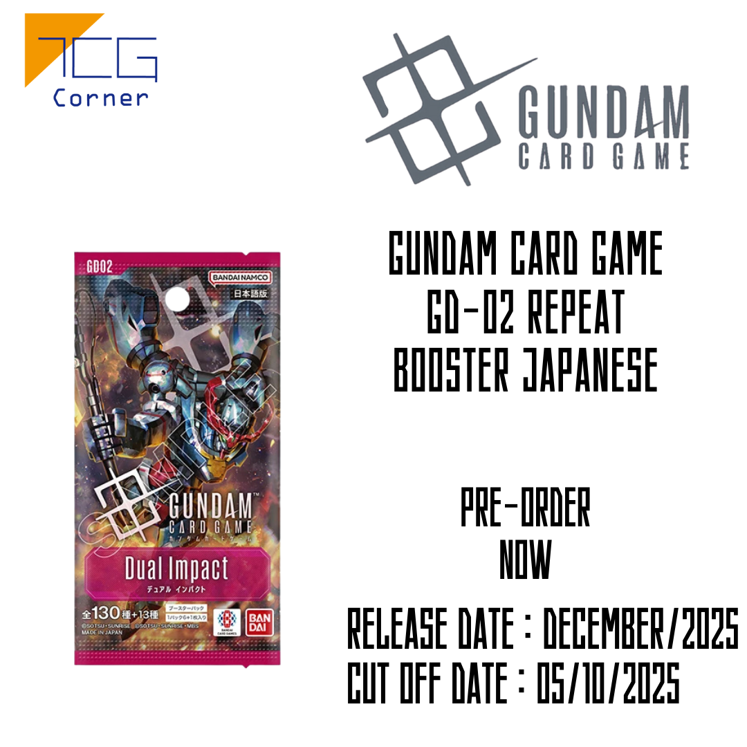 Gundam Card Game GD-02 Repeat Booster Japanese Pre-Order