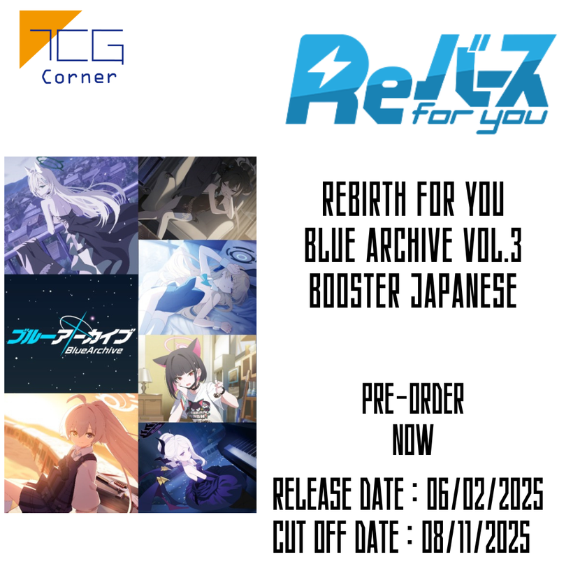 ReBIRTH for you Blue Archive vol.3 Booster Japanese Pre-Order
