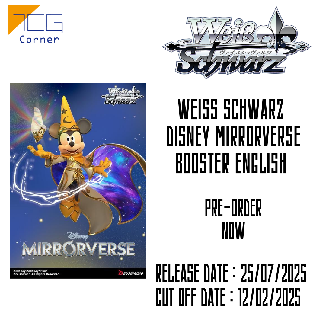 Weiss Schwarz Disney Mirrorverse Booster English Pre-Order TCG Corner Weiss Schwarz Disney Mirrorverse Booster English Pre-Order TCG Corner