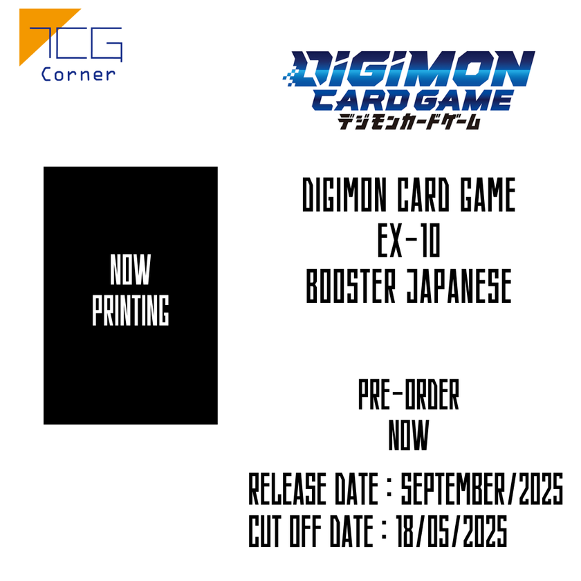Digimon Card Game EX-10 Booster Japanese Pre-Order
