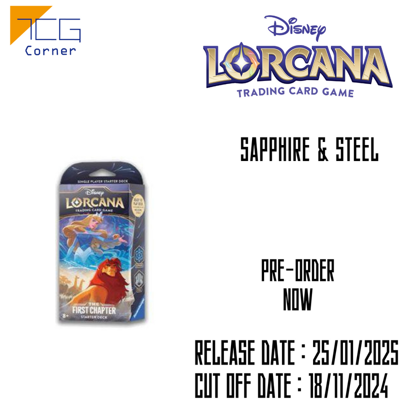 Disney Lorcana The First Chapter Starter Japanese Pre-Order TCG Corner Disney Lorcana The First Chapter Starter Japanese Pre-Order TCG Corner