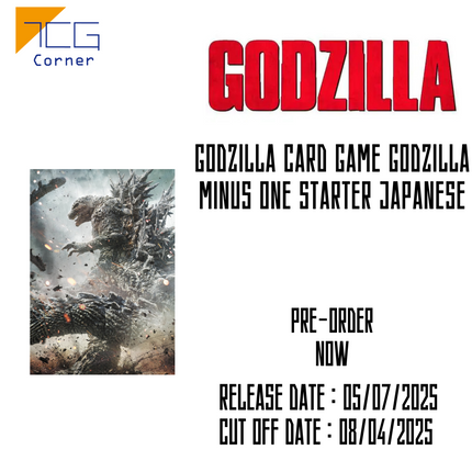 GODZILLA Card Game GODZILLA MINUS ONE Starter Japanese Pre-Order