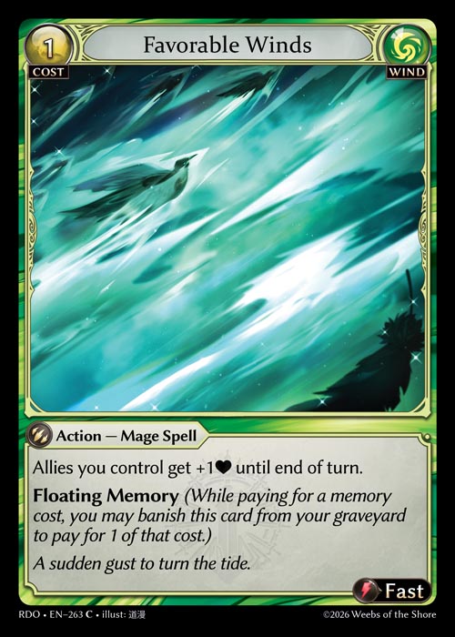 RDO-263 Favorable Winds (Common)