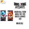 Dragon Ball Fusion World FB01+FB02 Booster Japanese Case