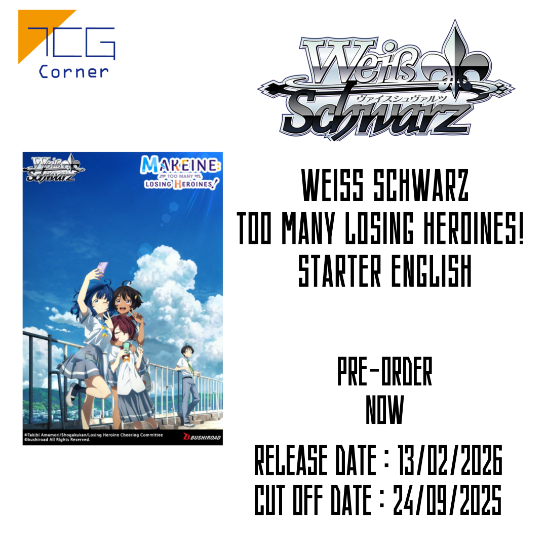 Weiss Schwarz Too Many Losing Heroines! Starter English Pre-Order