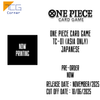One Piece Card Game TC-01 (Asia only) Japanese Pre-Order