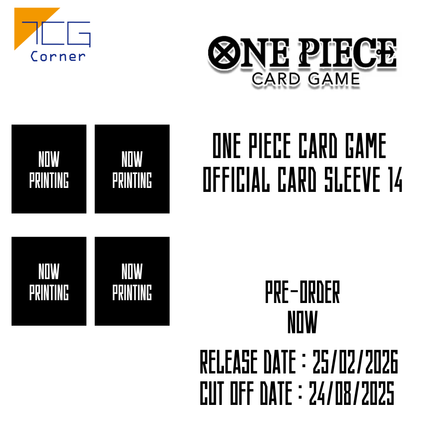 One Piece Card Game Official Card Sleeve 14 Pre-Order