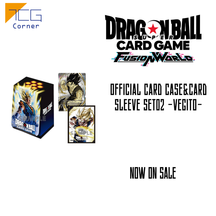 Dragon Ball Fusion World OFFICIAL CARD CASE&CARD SLEEVE SET02 -VEGITO-