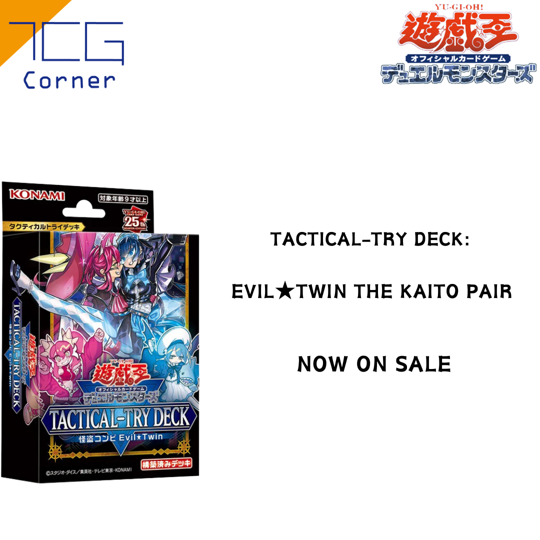 Yu-Gi-Oh! Official Card Game Tactical-Try Deck: Evil★Twin the Kaito Pair Japanese ver Asia Print