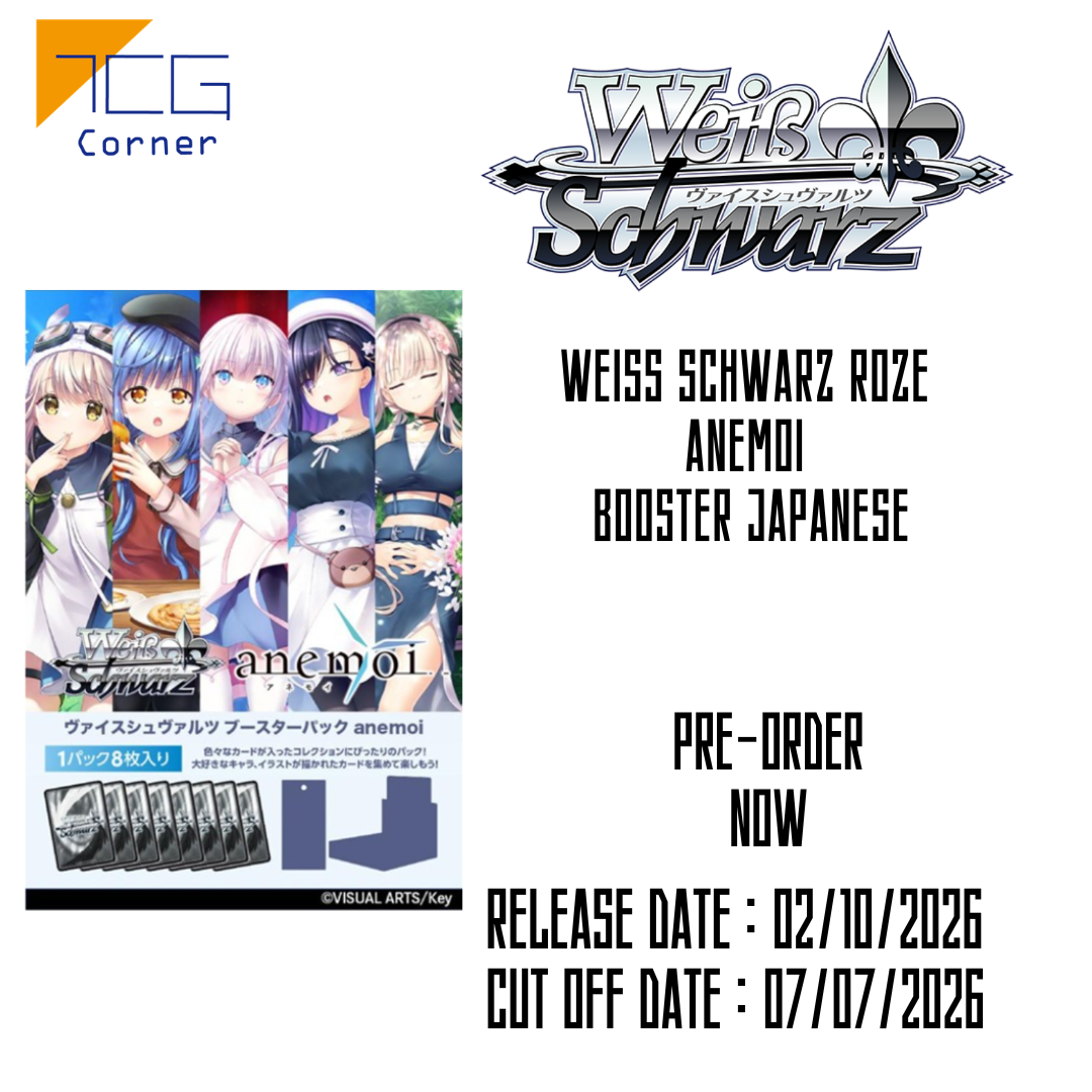 Weiß Schwarz Roze anemoi Booster Japanese Pre-Order
