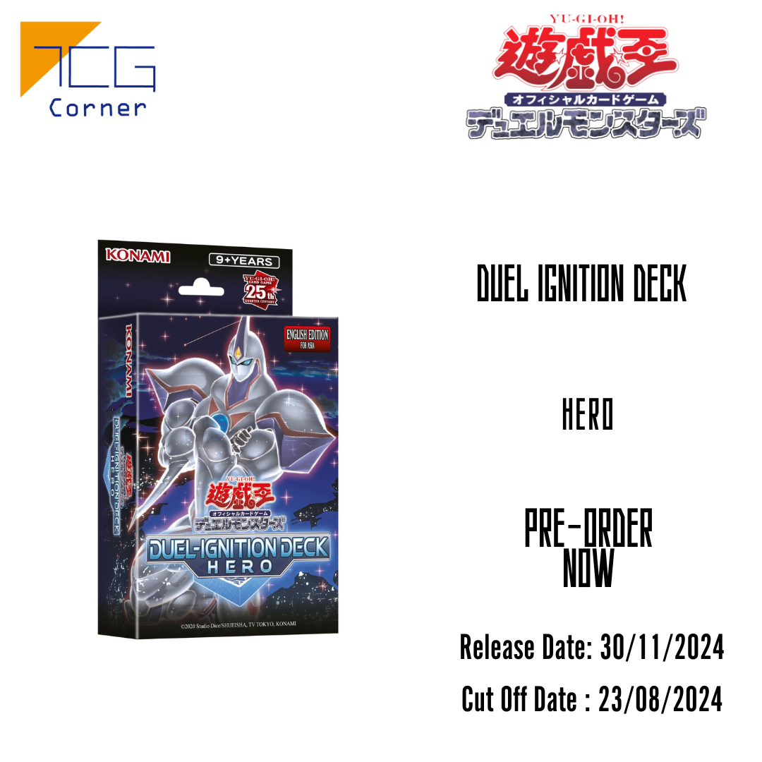 Yu-Gi-Oh! Official Card Game Duel Monsters Structure Deck DUEL-IGNITION DECK HERO (Asian English Ver.) Pre-Order