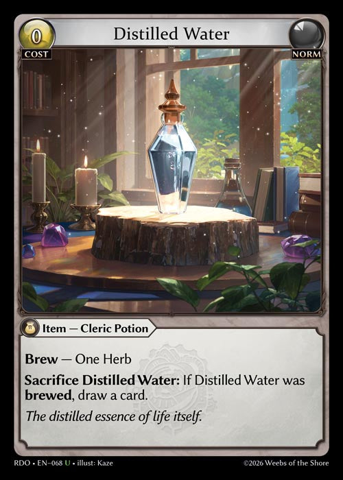 RDO-068 Distilled Water (Uncommon)