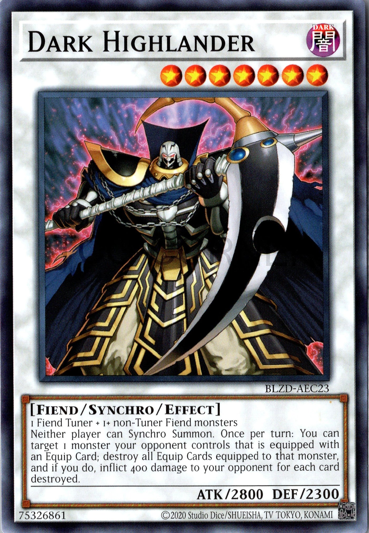 BLZD-AEC23 Dark Highlander (N)