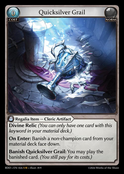 RDO-026 Quicksilver Grail (Ultra Rare)