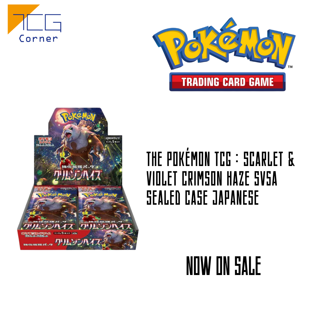 Pokemon Card Game: Scarlet & Violet Crimson Haze sv5a Sealed Case Japanese