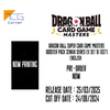 DRAGON BALL SUPER CARD GAME MASTERS  Booster Pack ZENKAI Series EX Set 10 [B27] English  Pre-Order