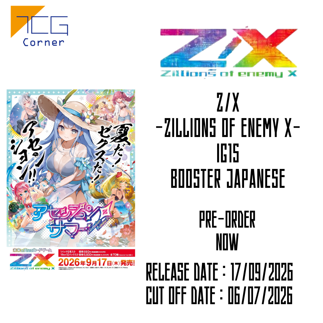 Z/X -Zillions of enemy X- IG15 Booster Japanese Pre-Order