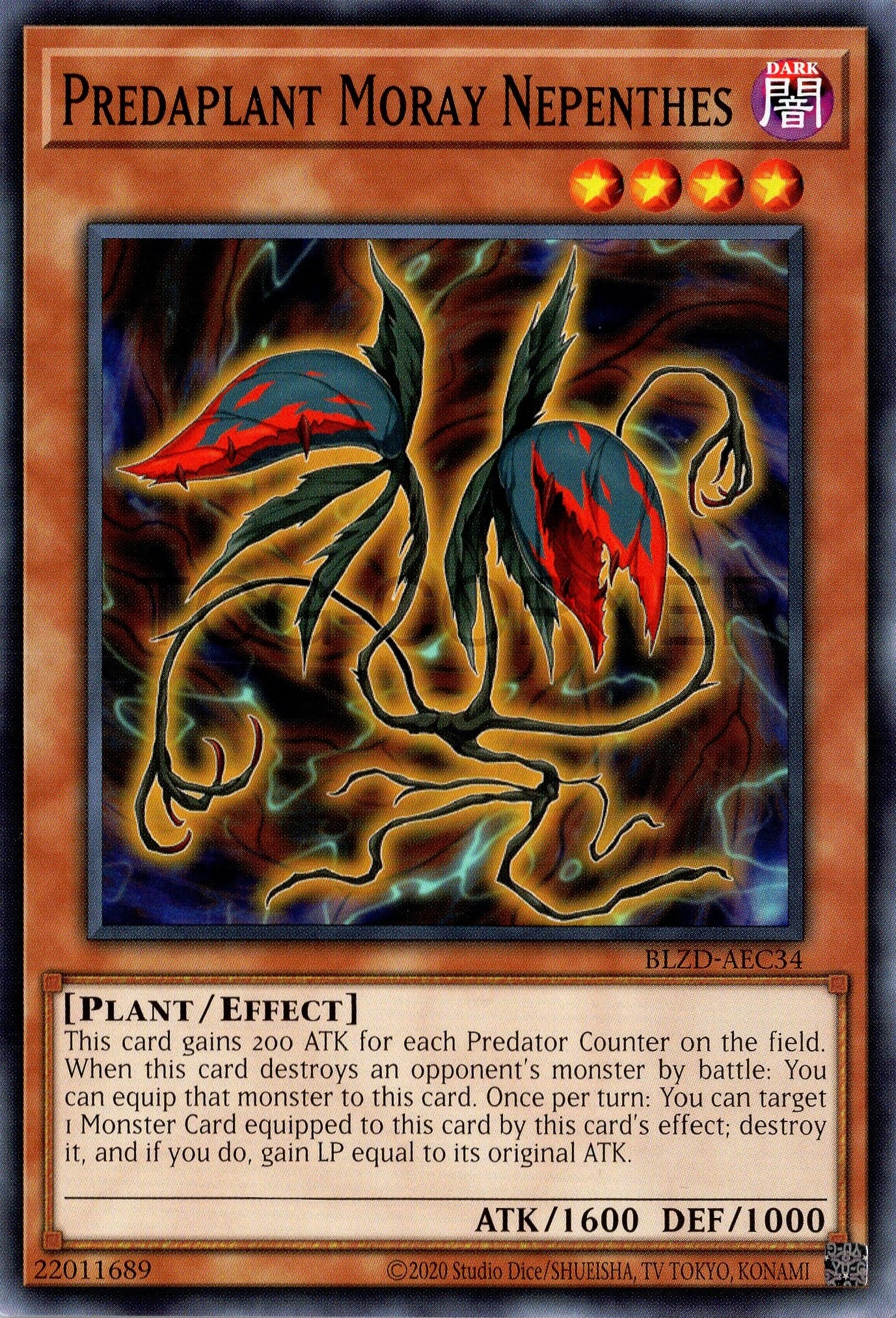 BLZD-AEC34 Predaplant Moray Nepenthes (N)