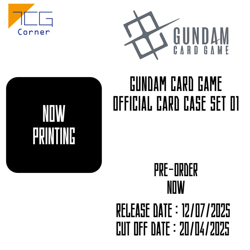 Gundam Card Game Official Card Case Set 01 Pre-Order