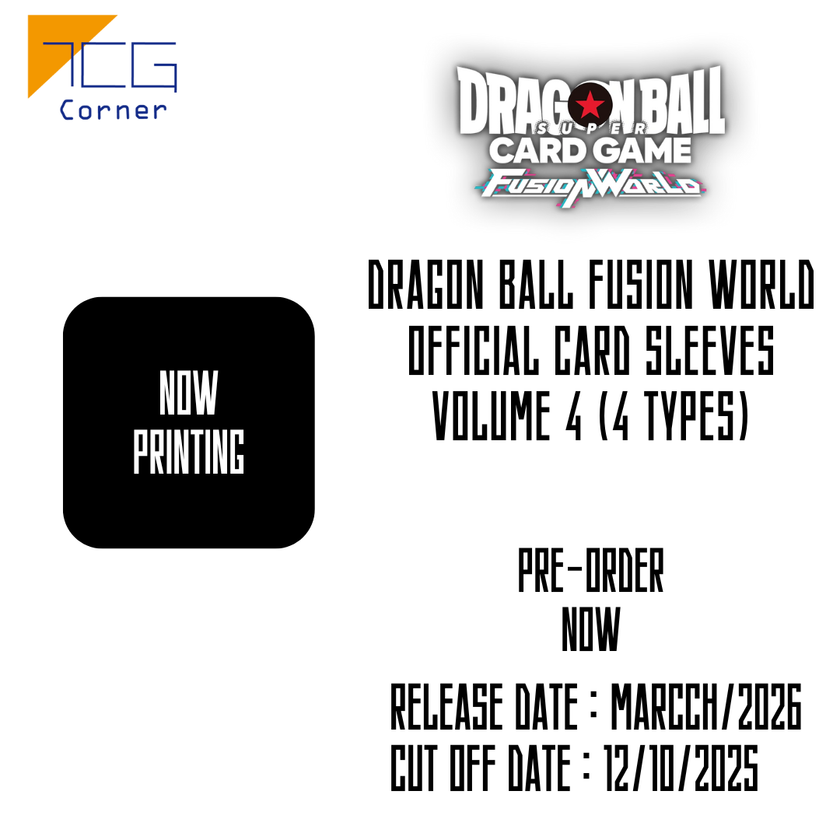 Dragon Ball Fusion World Official Card Sleeves Volume 4 (4 Types) Pre-Order