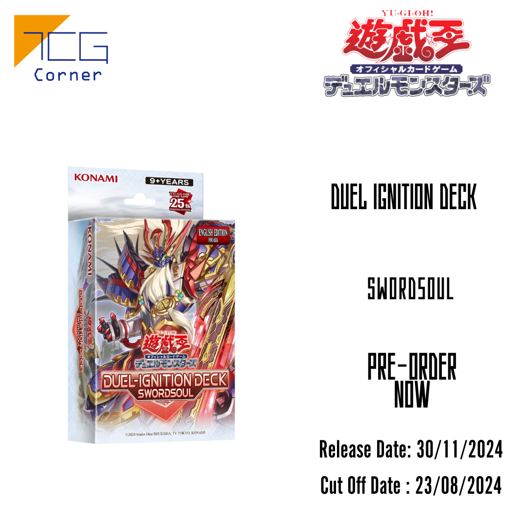 Yu-Gi-Oh! Official Card Game Duel Monsters Structure Deck DUEL-IGNITION DECK SWORDSOUL (Asian English Ver.) Pre-Order