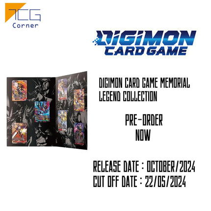 Digimon Card Game Memorial Legend Collection Pre-Order
