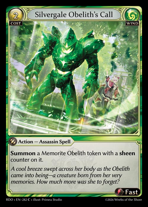 RDO-282 Silvergale Obelith's Call (Common)