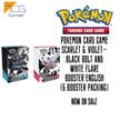Pokemon Card Game Scarlet & Violet— Black Bolt and White Flare Booster English (6 Booster Packing)