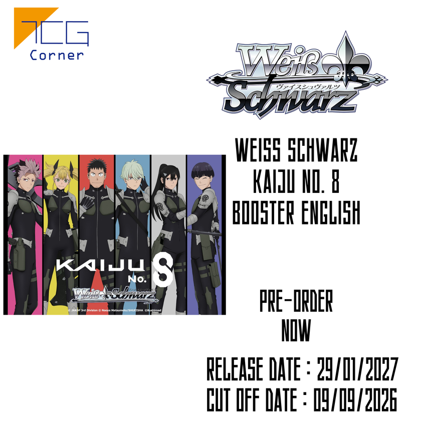 Weiß Schwarz Kaiju No. 8 Booster English Pre-Order