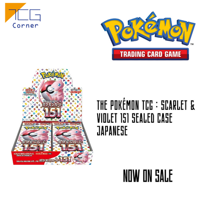 Pokemon Card Game: Scarlet & Violet 151 Sealed Case Japanese