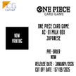 One Piece Card Game AC-01 Milk Box Japanese Pre-Order