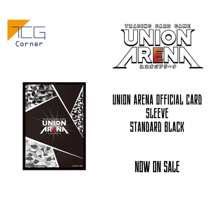 Union Arena OFFICIAL CARD SLEEVE Standard Black Union Arena OFFICIAL CARD SLEEVE Standard Black