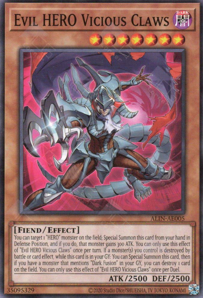 ALIN-AE005 Evil HERO Vicious Claws (N)