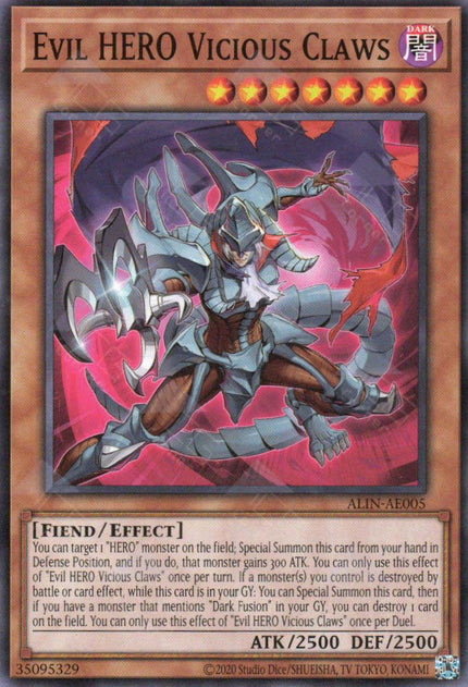 ALIN-AE005 Evil HERO Vicious Claws (N)
