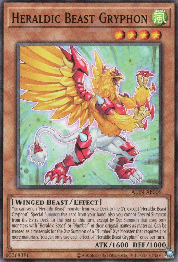 ALIN-AE009 Heraldic Beast Gryphon (N)