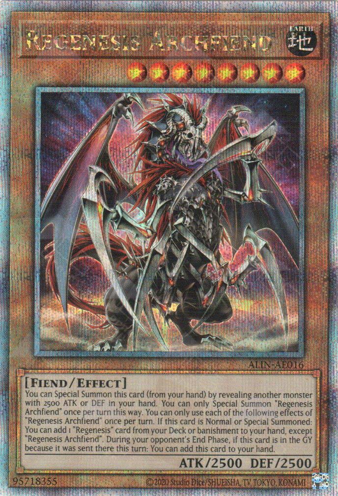 ALIN-AE016 Regenesis Archfiend (QCSR)