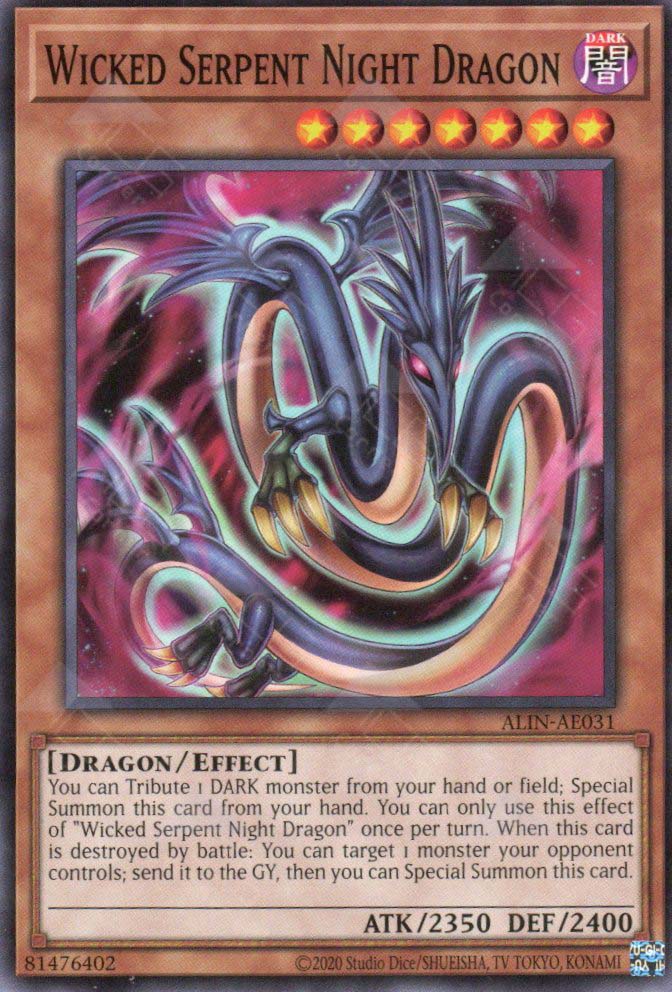 ALIN-AE031 Wicked Serpent Night Dragon (N)