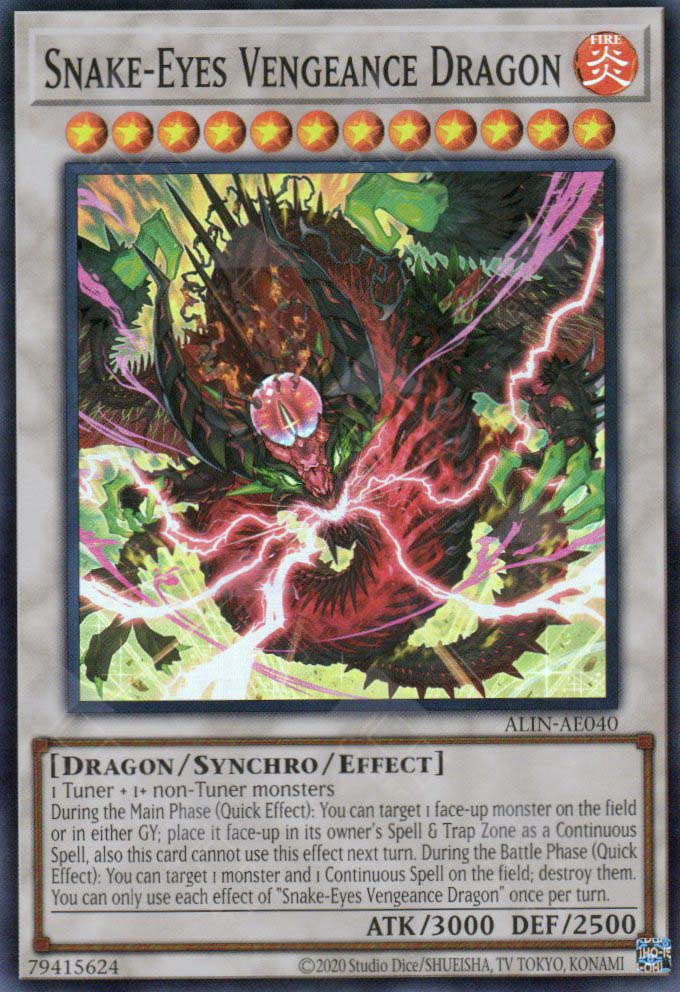 ALIN-AE040 Snake-Eyes Vengeance Dragon (SR)
