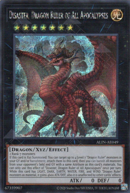 ALIN-AE049 Disaster, Dragon Ruler of All Apocalypses (SER)