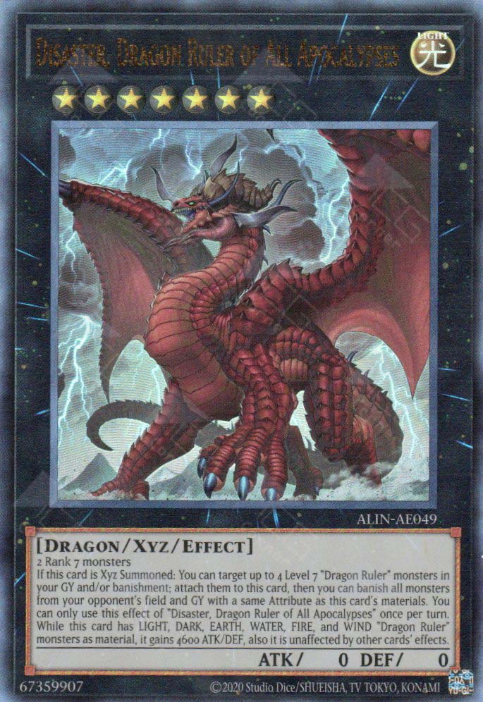 ALIN-AE049 Disaster, Dragon Ruler of All Apocalypses (UL)